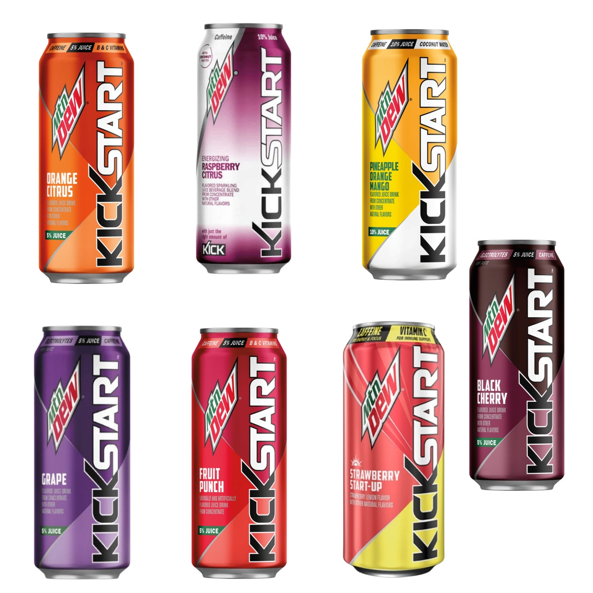 Mountain Dew Kickstart (Pack of 12)